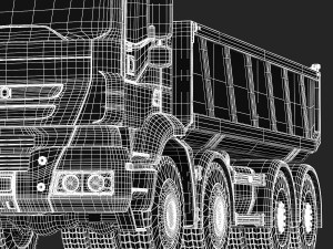 iveco trakker truck Model 3D