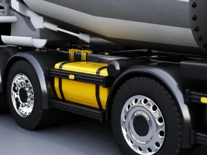 scania concrete mixer 3D Model
