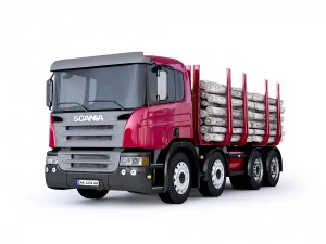 Scania Holztransporter 3D Modell