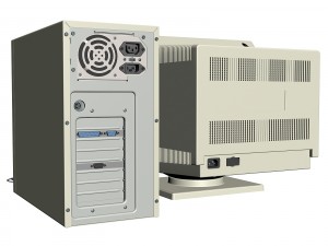 vintage old desktop pc 3D Model