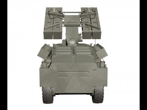 gaskin 9k31 strela rocket vehicle 3D 模型