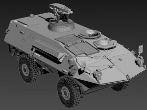 mowag armor 3D Model