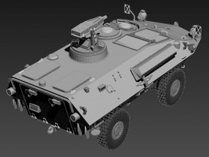 mowag armor 3D Model