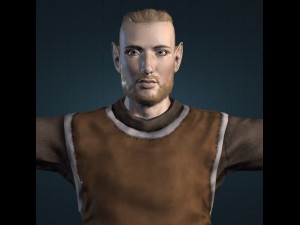 2 elf rigged and animated 3Dモデル