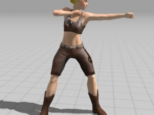 2 elf rigged and animated 3Dモデル