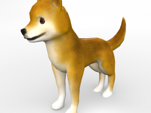 dog 3Dモデル