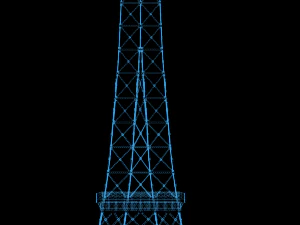eiffel tower 3D Model