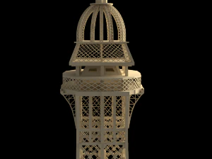 eiffel tower 3D Model