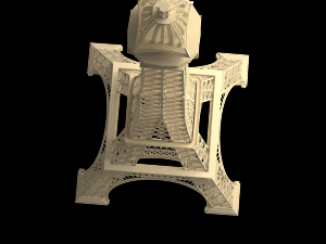 eiffel tower Modèle 3D