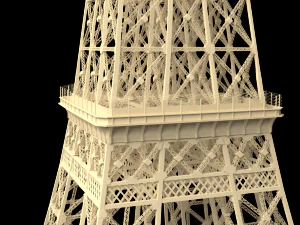eiffel tower 3D Model