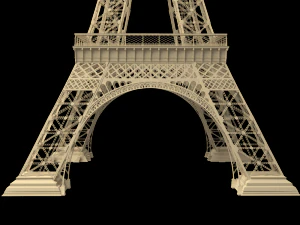 eiffel tower 3D Model