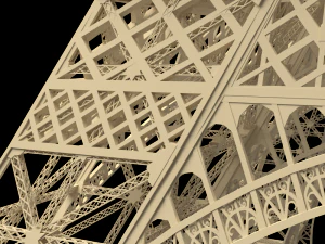 eiffel tower 3D Model