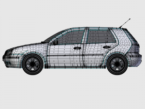 volkswagen golf 3D 모델