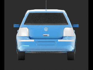 volkswagen golf 3D 모델