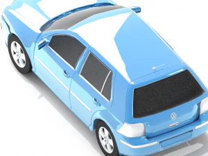 volkswagen golf 3D Model