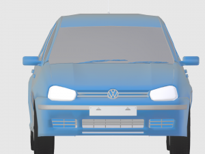 volkswagen golf 3D 모델