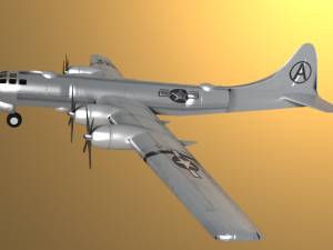 b-29 superfortress Modelo 3D