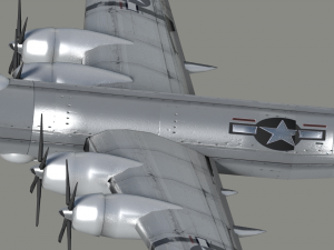 b-29 superfortress Modelo 3D
