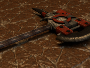 battle axe 3D Model