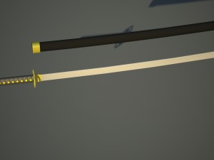 katana 3D Model