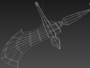 low poly battle axe 3Dモデル
