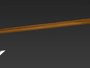 low poly battle axe 3D Model