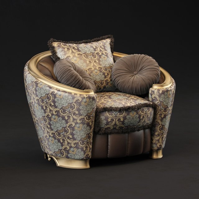 armchair goldconfort poltrona Modello 3D .c4d .max .obj .3ds .fbx .stl .blend 