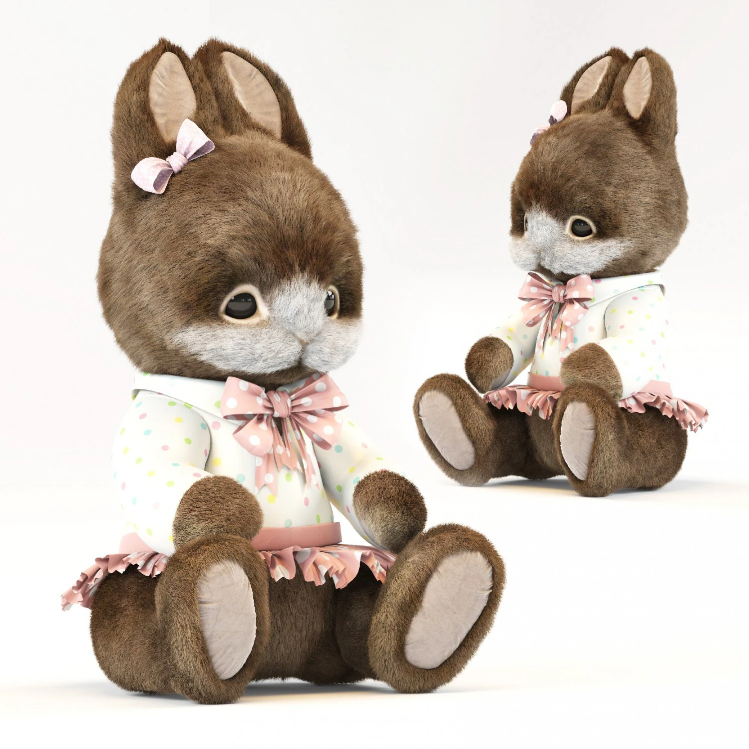 bunny toy 3D Model .c4d .max .obj .3ds .fbx .stl .blend 