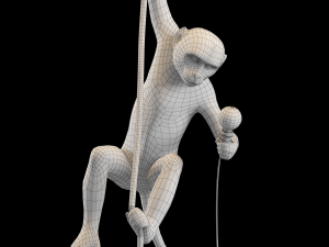 monkey lamp by seletti 3D Model