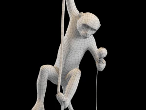 monkey lamp by seletti 3D Model