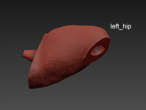 the monkey lamp hanging left version Modelo 3D