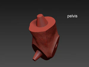the monkey lamp hanging left version 3D Model