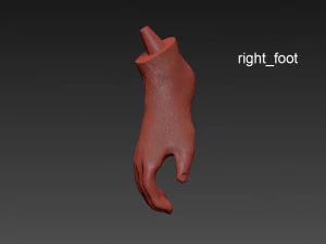 the monkey lamp hanging left version 3D Model