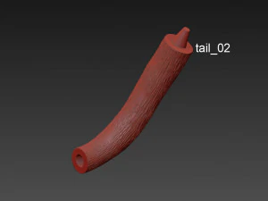 the monkey lamp hanging left version 3D Model