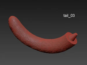 the monkey lamp hanging left version 3D Model