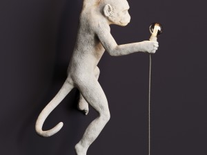 the monkey lamp hanging left version Modelo 3D