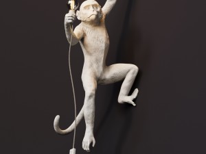 the monkey lamp hanging left version Modelo 3D