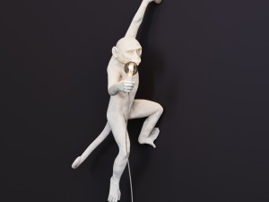 the monkey lamp hanging left version Modelo 3D