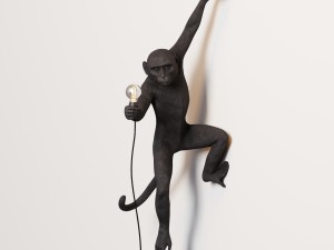the monkey lamp hanging left version Modelo 3D