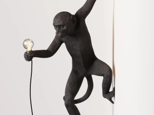 the monkey lamp hanging left version 3D Model