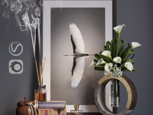 decor set calla 3D Model