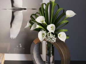 decor set calla 3D Model