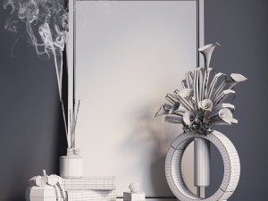 decor set calla 3D Model
