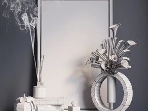 decor set calla 3D Model