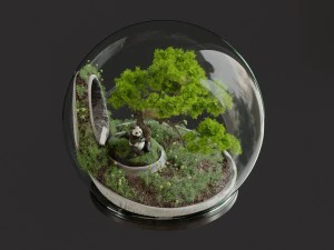 florarium bonsai 3D Model