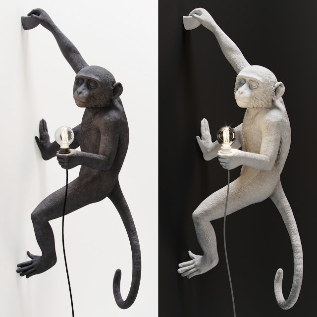 Monkey lamp 3d sale