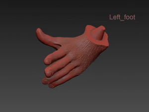 la lampe singe suspendue &agrave; droite version low et high poly vr - ar - low-poly Modèle 3D