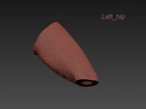 la lampe singe suspendue &agrave; droite version low et high poly vr - ar - low-poly Modèle 3D