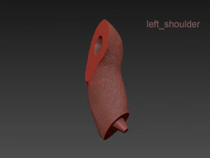 la lampe singe suspendue &agrave; droite version low et high poly vr - ar - low-poly Modèle 3D