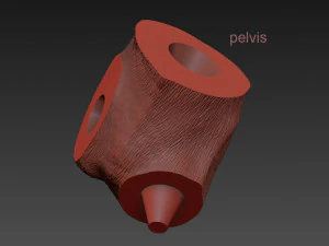 la lampe singe suspendue &agrave; droite version low et high poly vr - ar - low-poly Modèle 3D